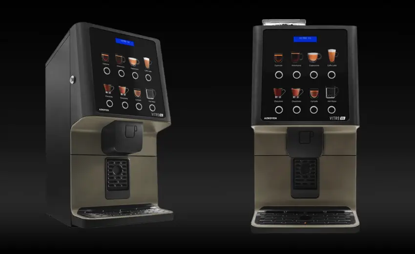 Vitro S1 Azkoyen Wind Coffee, comodato de máquinas, maquinas de café, mejor café de colombia, mejores máquinas de vending